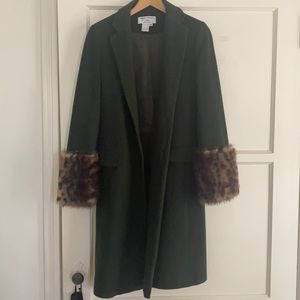 Anthropologie Helene Berman Wool Coat